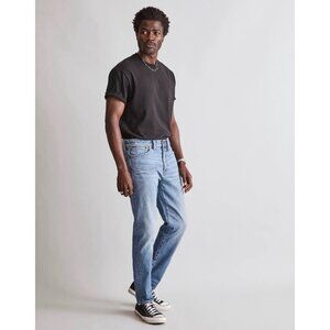 NEW Madewell Men’s Blue Relaxed Taper Jeans in Mainshore Wash Size 31x32